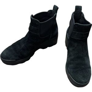 Eileen Fisher Splash Waterproof Suede Chelsea Bootie